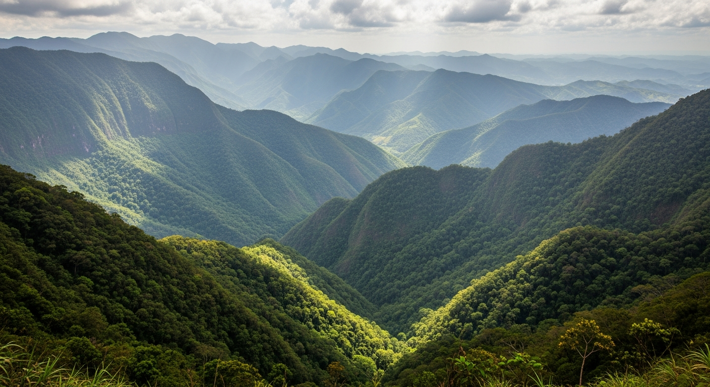 La Vega province mountain valleys waterfalls Dominican Republic highlands scenery