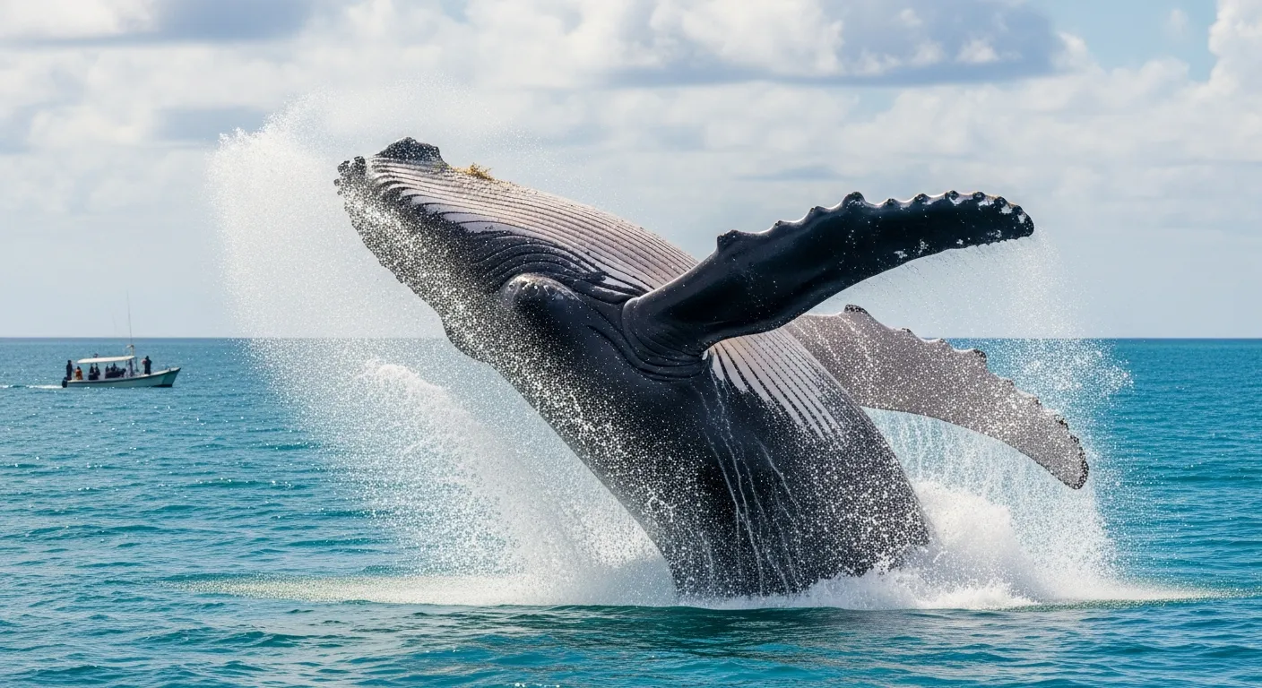 March 2026 Punta Cana whale watching excursion in Samana Bay